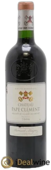 capture du vin Château Pape Clément Cru Classé de Graves