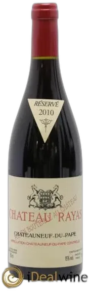 photo du vin Châteauneuf-du-Pape Château Rayas Emmanuel Reynaud