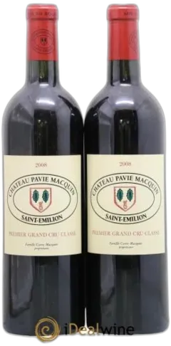 photo du vin Château Pavie Macquin 1er Grand Cru Classé B