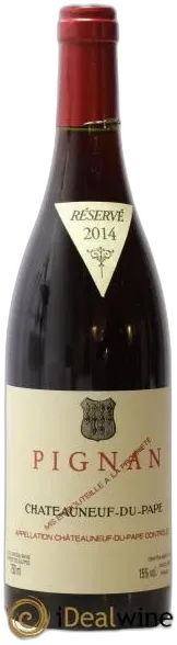 photo du vin Châteauneuf-du-Pape Pignan Emmanuel Reynaud