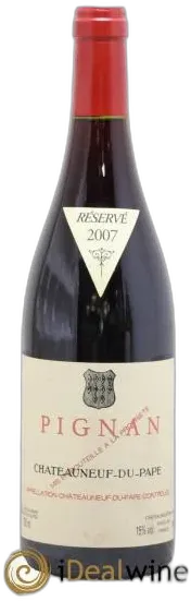 photo du vin Châteauneuf-du-Pape Pignan Emmanuel Reynaud