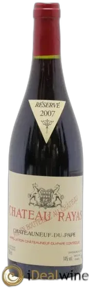 photo du vin Châteauneuf-du-Pape Château Rayas Emmanuel Reynaud