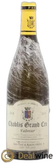 photo du vin Chablis Grand Cru Valmur Jean-Paul & Benoît Droin