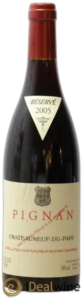 photo du vin Châteauneuf-du-Pape Pignan Emmanuel Reynaud