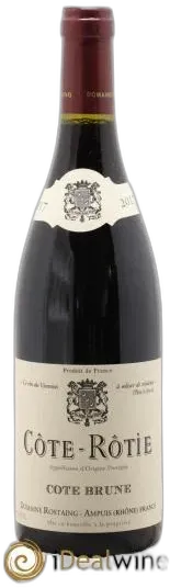capture du vin Côte-Rôtie Côte Brune René Rostaing