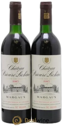 image du vin Château Prieuré Lichine 4ème Grand Cru Classé