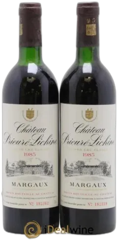 image du vin Château Prieuré Lichine 4ème Grand Cru Classé