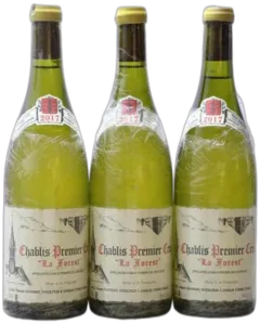 vue du vin Chablis 1er Cru la Forest Vincent Dauvissat