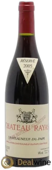 photo du vin Châteauneuf-du-Pape Château Rayas Emmanuel Reynaud