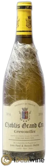 image du vin Chablis Grand Cru Grenouilles Jean-Paul & Benoît Droin