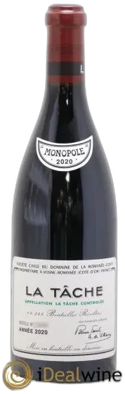 capture du vin la Tâche Grand Cru Domaine de la Romanée-Conti