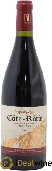 photo du vin Côte-Rôtie Améthyste Vignobles Levet