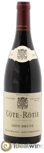 capture du vin Côte-Rôtie Côte Brune René Rostaing