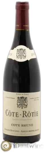 capture du vin Côte-Rôtie Côte Brune René Rostaing