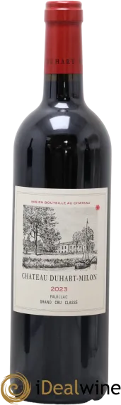 vue du vin Château Duhart-Milon 4ème Grand Cru Classé