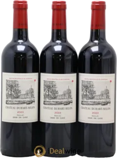 vue du vin Château Duhart-Milon 4ème Grand Cru Classé