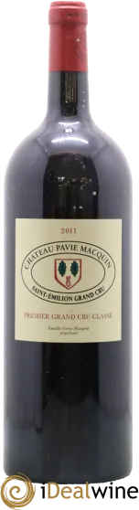 photo du vin Château Pavie Macquin 1er Grand Cru Classé B