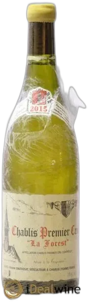 vue du vin Chablis 1er Cru la Forest Vincent Dauvissat