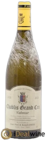 photo du vin Chablis Grand Cru Valmur Jean-Paul & Benoît Droin