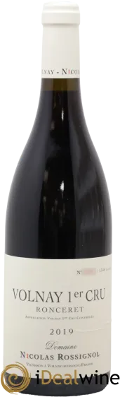 photo du vin Volnay 1er Cru Ronceret Nicolas Rossignol