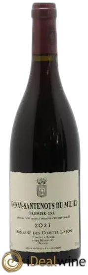 photo du vin Volnay 1er Cru Santenots du Milieu Comtes Lafon