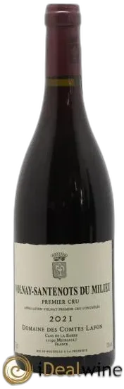 photo du vin Volnay 1er Cru Santenots du Milieu Comtes Lafon