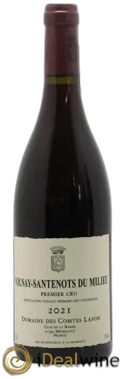 photo du vin Volnay 1er Cru Santenots du Milieu Comtes Lafon