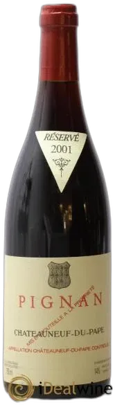 photo du vin Châteauneuf-du-Pape Pignan Emmanuel Reynaud