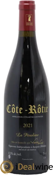 vue du vin Côte-Rôtie la Péroline Vignobles Levet