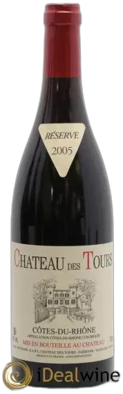 photo du vin Côtes-du-Rhône Château des Tours Emmanuel Reynaud