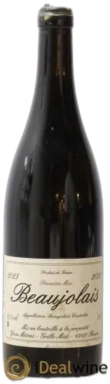 image du vin Beaujolais 1ère Mise Yvon Métras