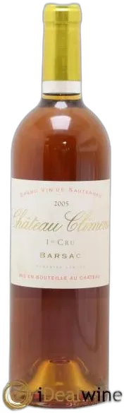 image du vin Château Climens 1er Grand Cru Classé