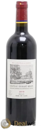 vue du vin Château Duhart-Milon 4ème Grand Cru Classé