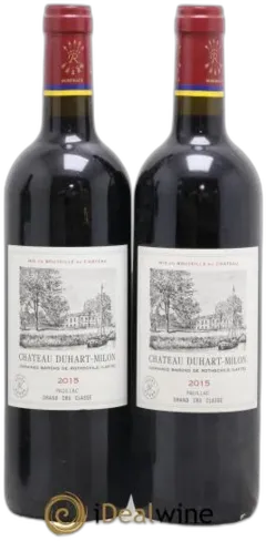 vue du vin Château Duhart-Milon 4ème Grand Cru Classé