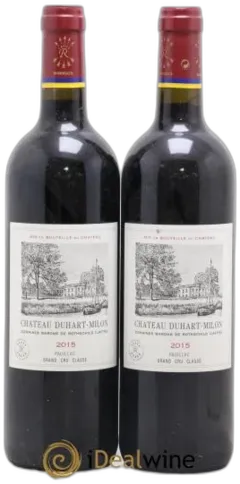 vue du vin Château Duhart-Milon 4ème Grand Cru Classé