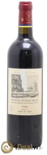 vue du vin Château Duhart-Milon 4ème Grand Cru Classé