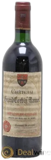 image du vin Château Grand Corbin Manuel