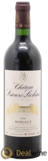 image du vin Château Prieuré Lichine 4ème Grand Cru Classé