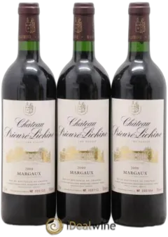 image du vin Château Prieuré Lichine 4ème Grand Cru Classé