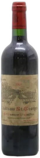 image du vin Château Saint-Georges Côte Pavie Grand Cru Classé
