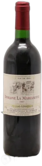 photo du vin Pessac-Léognan Domaine la Marianotte