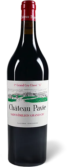 vue du vin Château Pavie