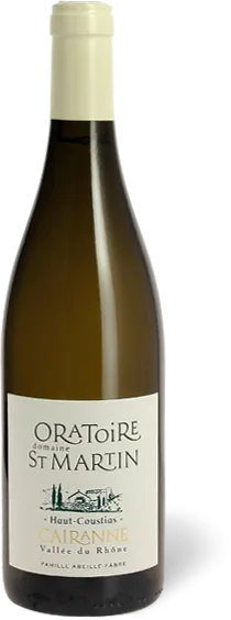 photo du vin Cairanne Blanc "Réserve des Seigneurs" Oratoire st Martin