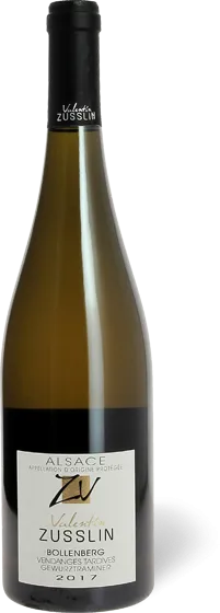 illustration du vin Pinot Gris Bollenberg "Moelleux" 2019 Domaine Valentin Zusslin