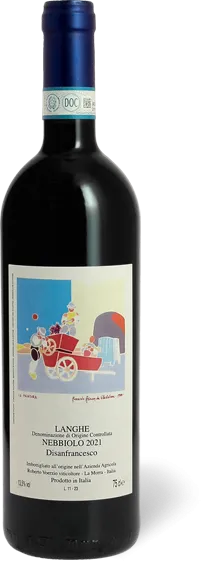 vue du vin Roberto Voerzio Langhe Nebbiolo Disanfrancesco