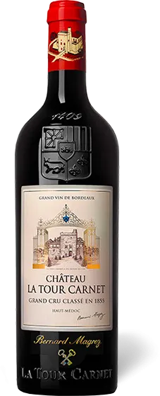 aperçu du vin Château la Tour Carnet 2020 4ème Cru Classé