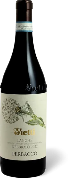 vue du vin Langhe Doc Nebbiolo Perbacco Vietti 2023
