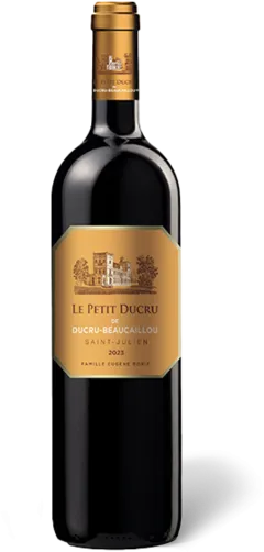 vue du vin le Petit Ducru de Ducru-Beaucaillou