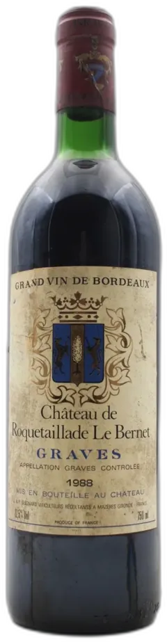 photos du vin Château Roquetaillade le Bernet 1988