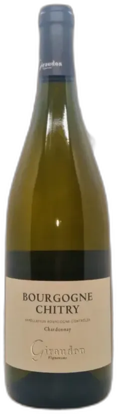 image du vin Domaine Giraudon Bourgogne Chitry Chardonnay